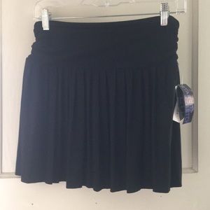 Size small black mini skirt